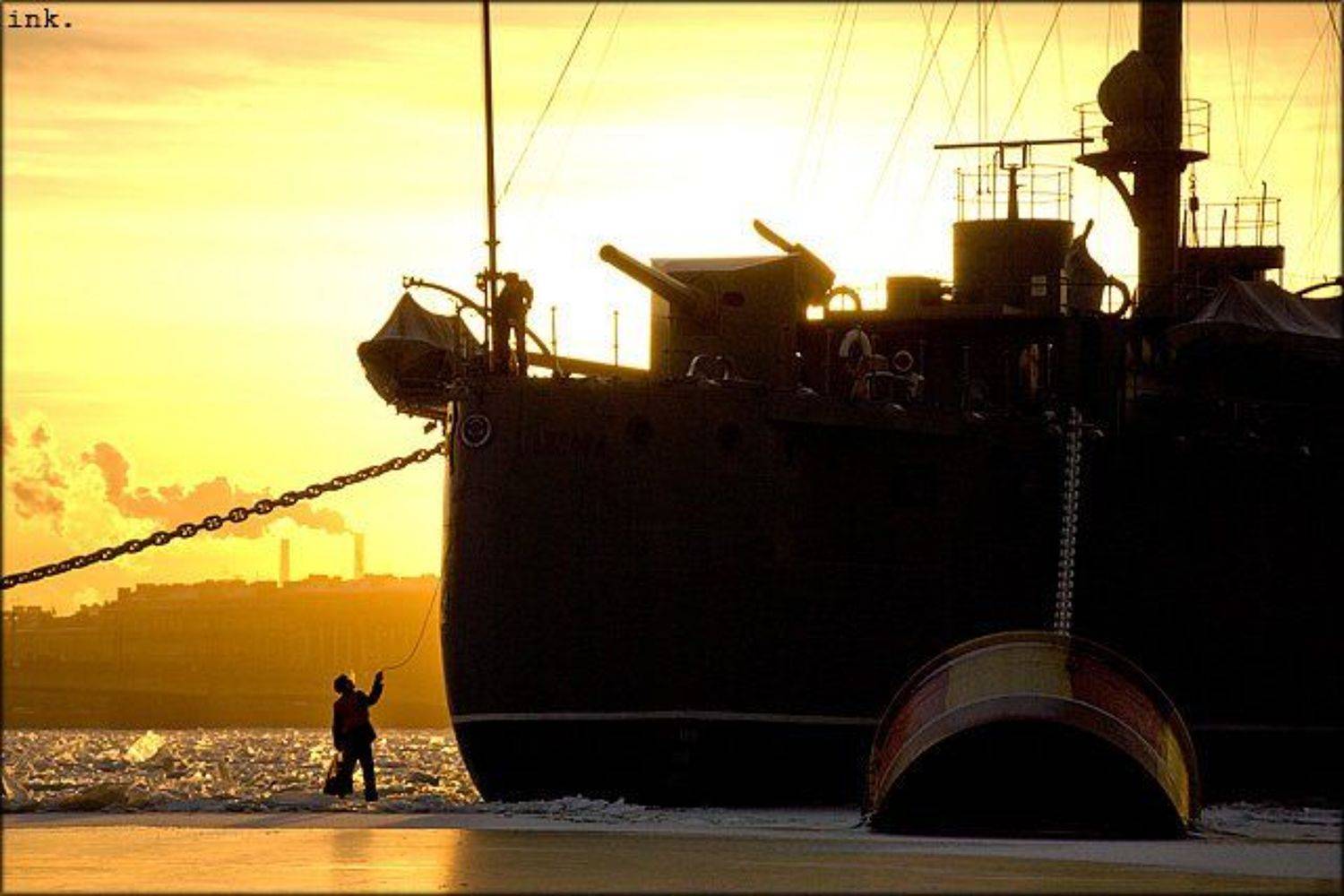 питер, легендарный, крейсер, аврора, Ink