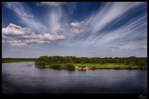 небо...вода... облака