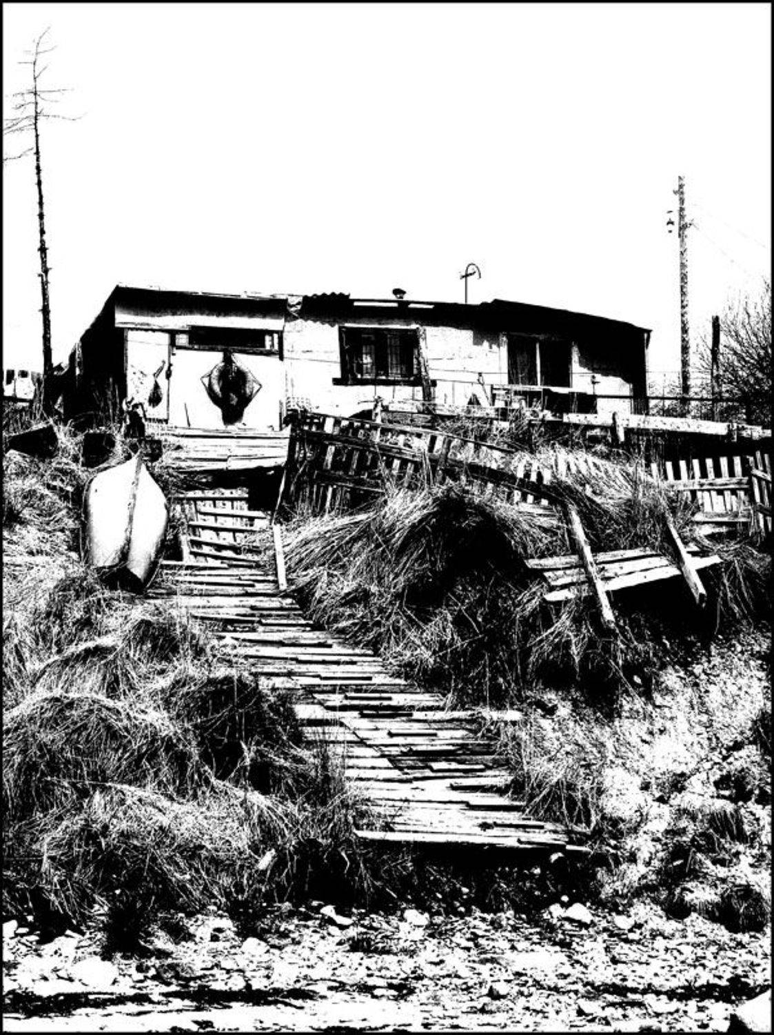 хижина, лодка, рыбак, Voldemar