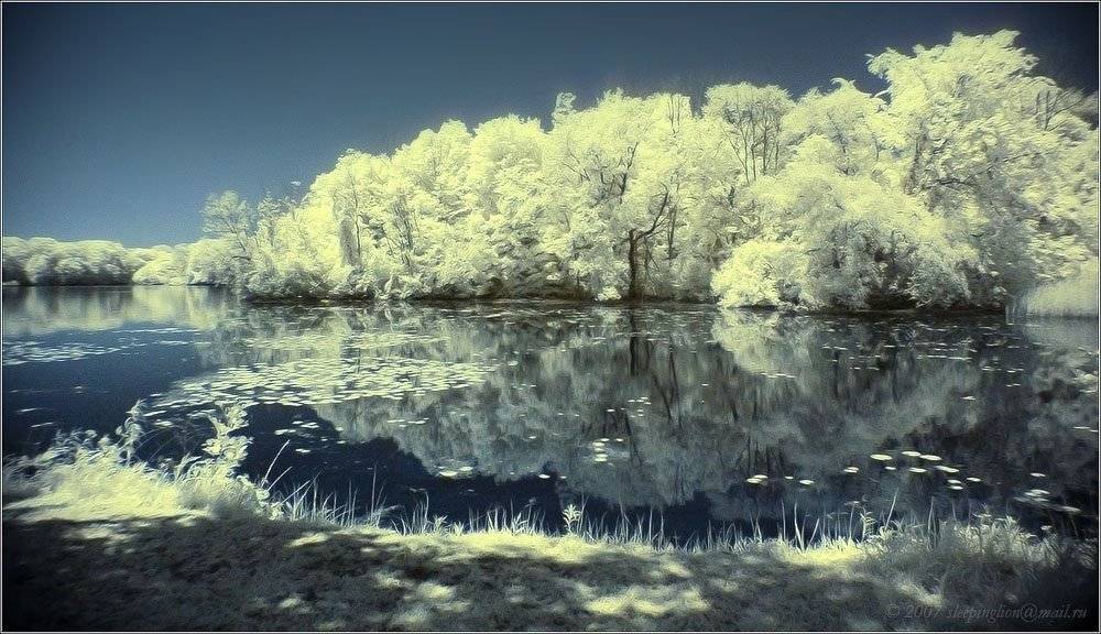 ик, пейзаж, infrared, Pilgrim