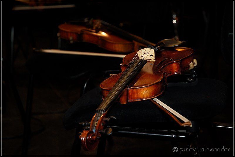скрипка,концерт,антракт,мелодия,скрипач .....А мелодия осталась ветерком в листве.... фото превью