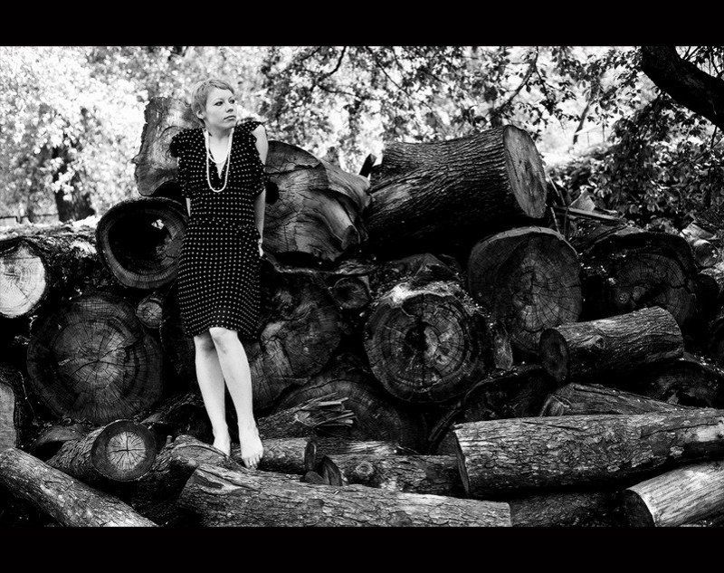 девушка, ч/б, пленка *** фото превью