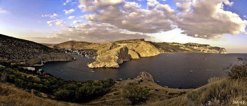 Балаклавская бухта. Панорама..