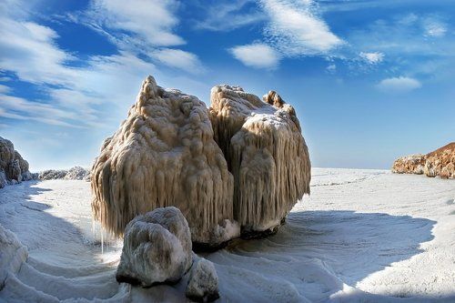 у замерзшего Азова