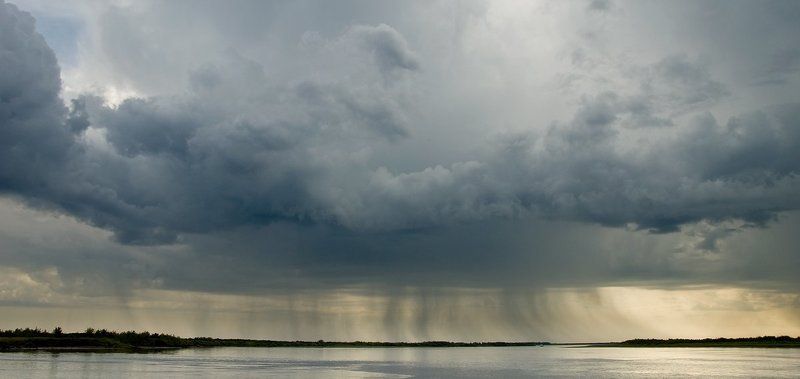север, пейзаж, дождь, гроза дождевой фронт фото превью