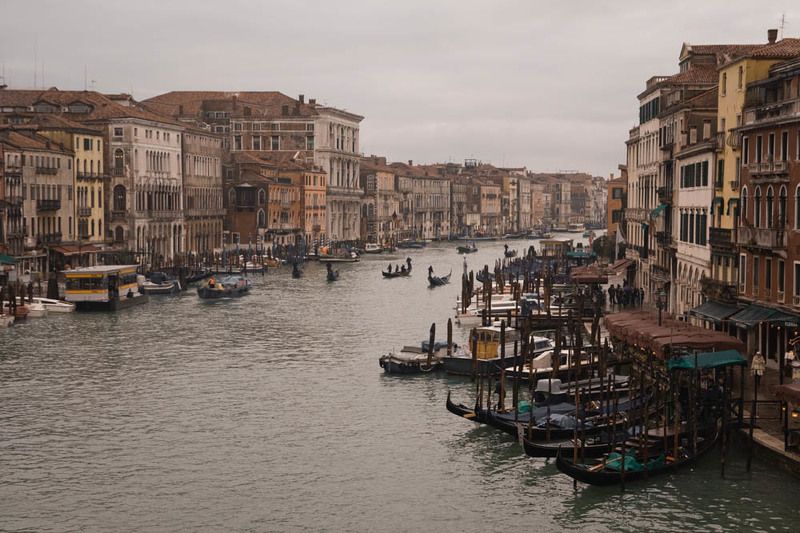 венеция Гранд Канал в межсезонье. фото превью