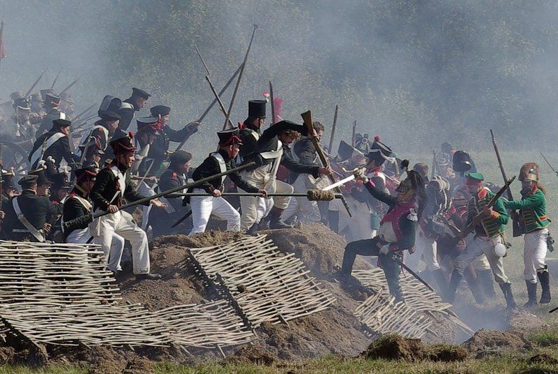 военно, историческая, реконструкция, бородино, 1812, война, штурм Штурм флеши фото превью