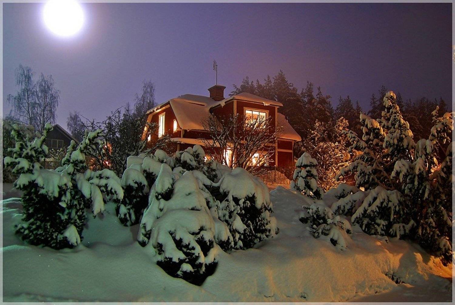 швеция,скандинавия,зима,снег,пейзаж, Елена