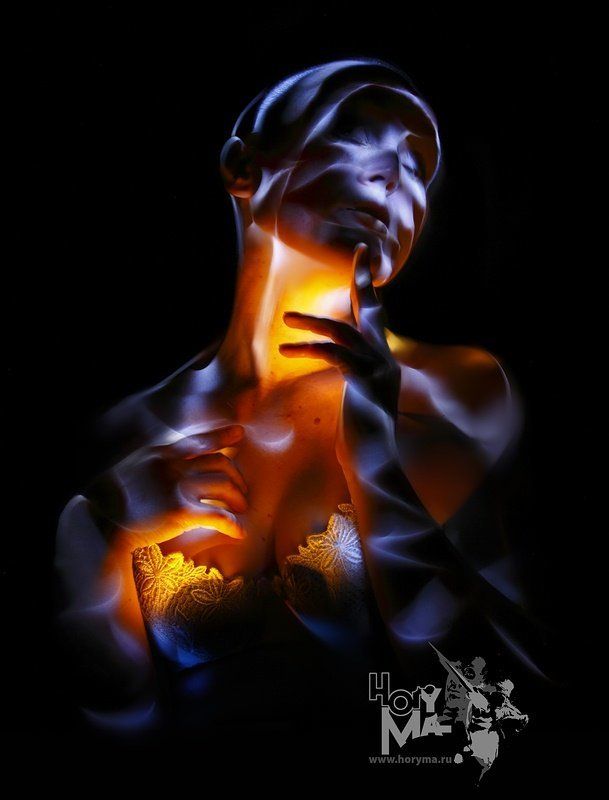 светографика, свет,  портрет Портрет светом (Светографика 2009) фото превью