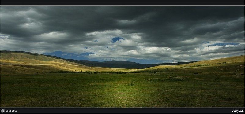 природа, горы, облака Свет и тень. фото превью