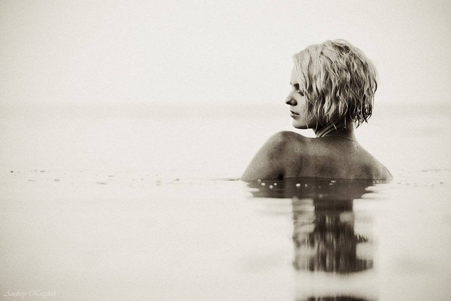 фотофест, день фотографа, киевске море, девушка, екатерина, чб, Андрей Крепких (Sound Wave)