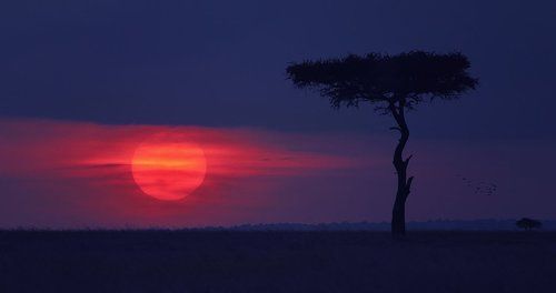 Закат после непогоды