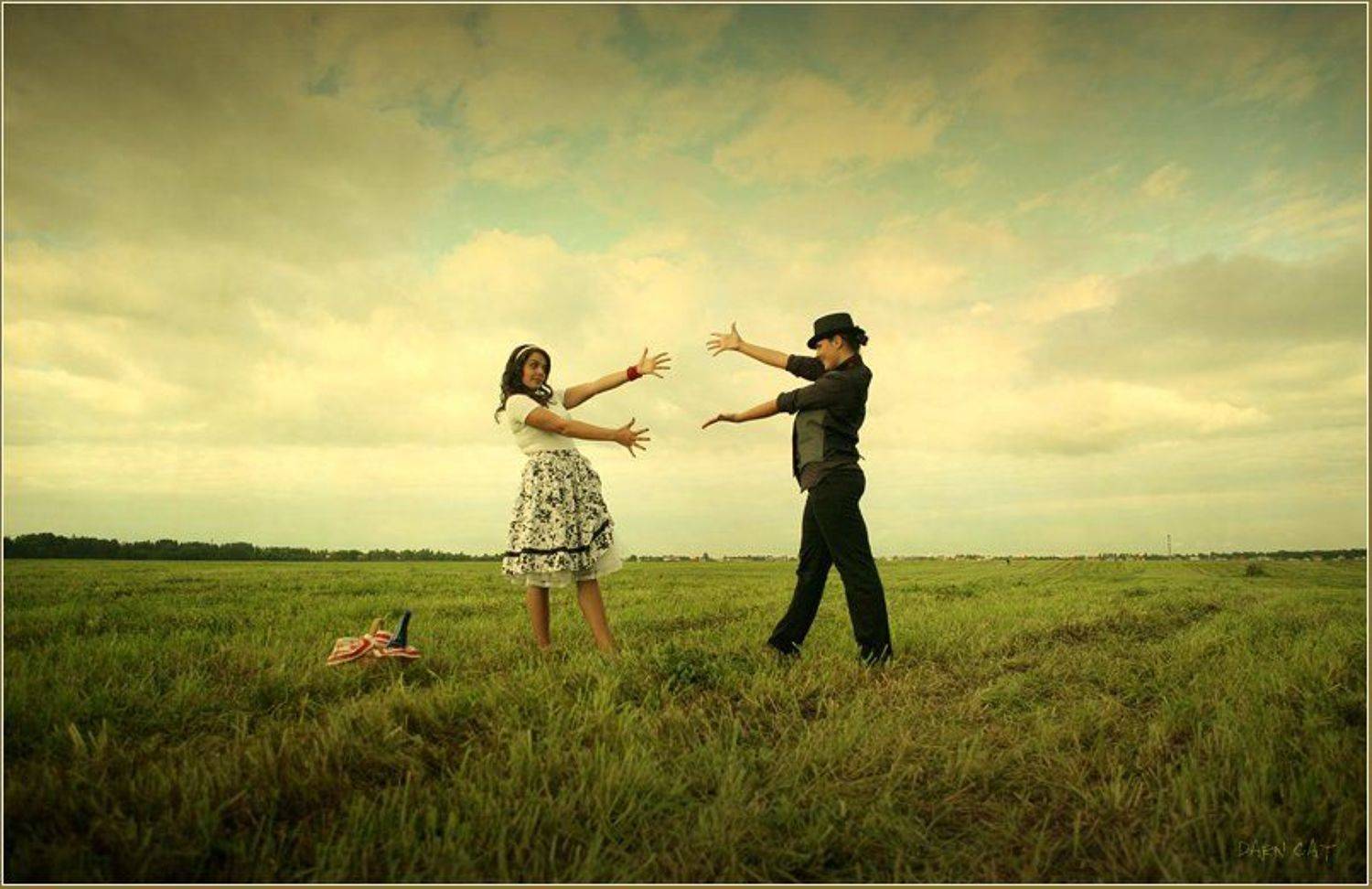 девочка, юноша, свидание, , пикник, встреча, сказка, история, Darn Cat