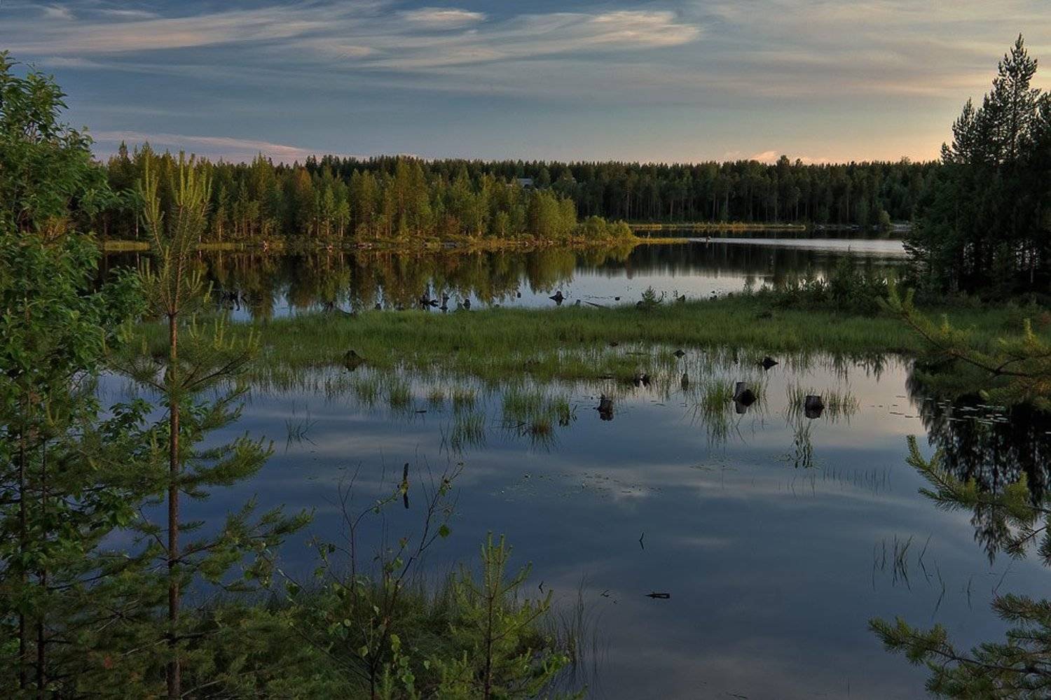 карелия, вечер, Gerelen