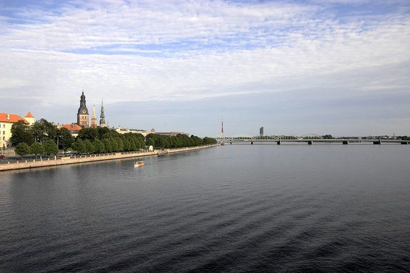 рига, даугава, rigas pils Даугава фото превью