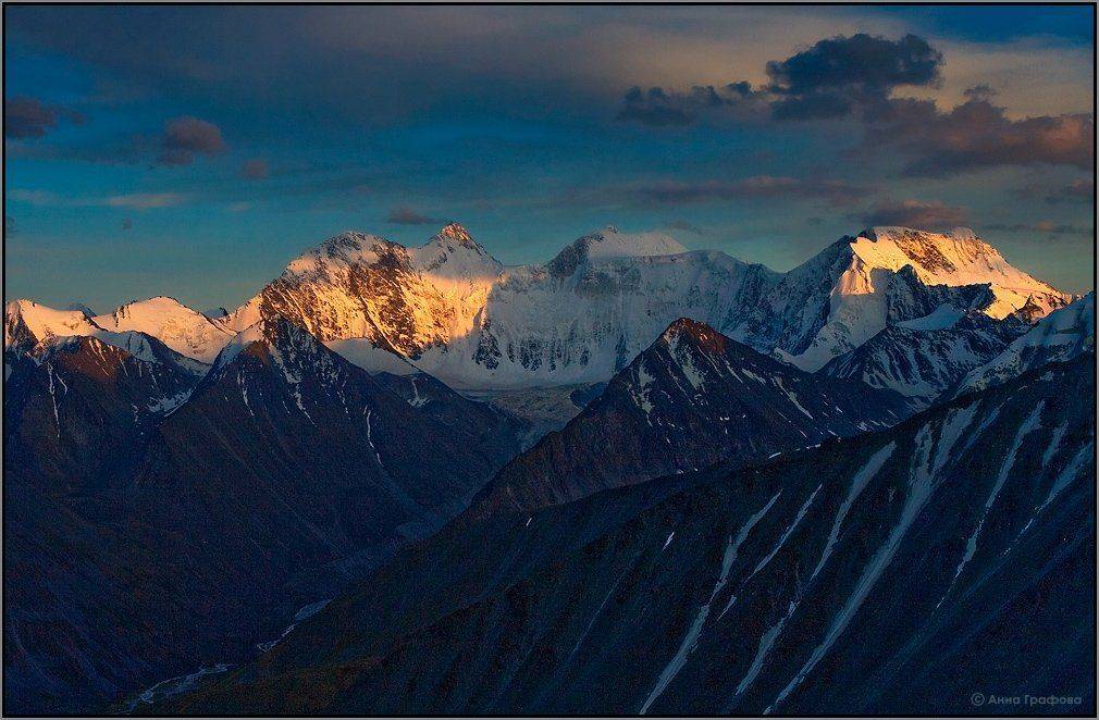 алтай, горы, горный алтай, аккем, белуха, закат, аня графова, Аня Графова