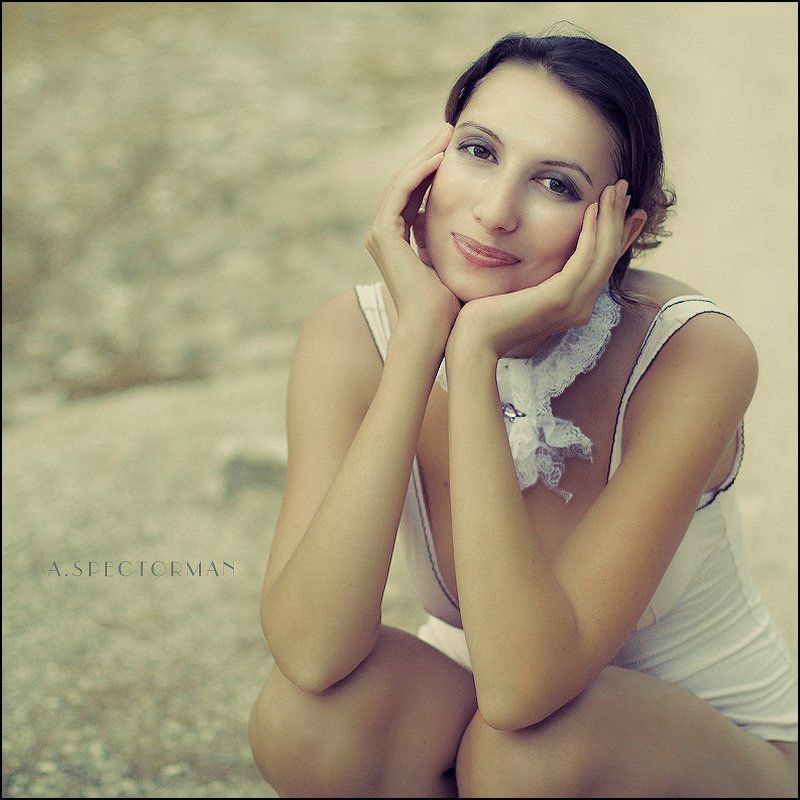 Портрет в пастельных тонах. фото превью