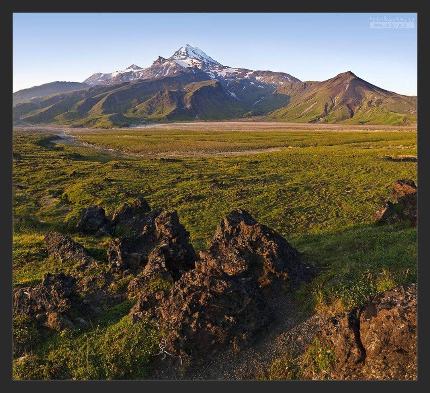 камчатка, вулкан, зимина, безымянный, Артем Безотечество