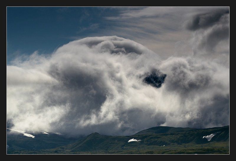 камчатка, ключевская группа вулканов Почти идеальный шторм фото превью