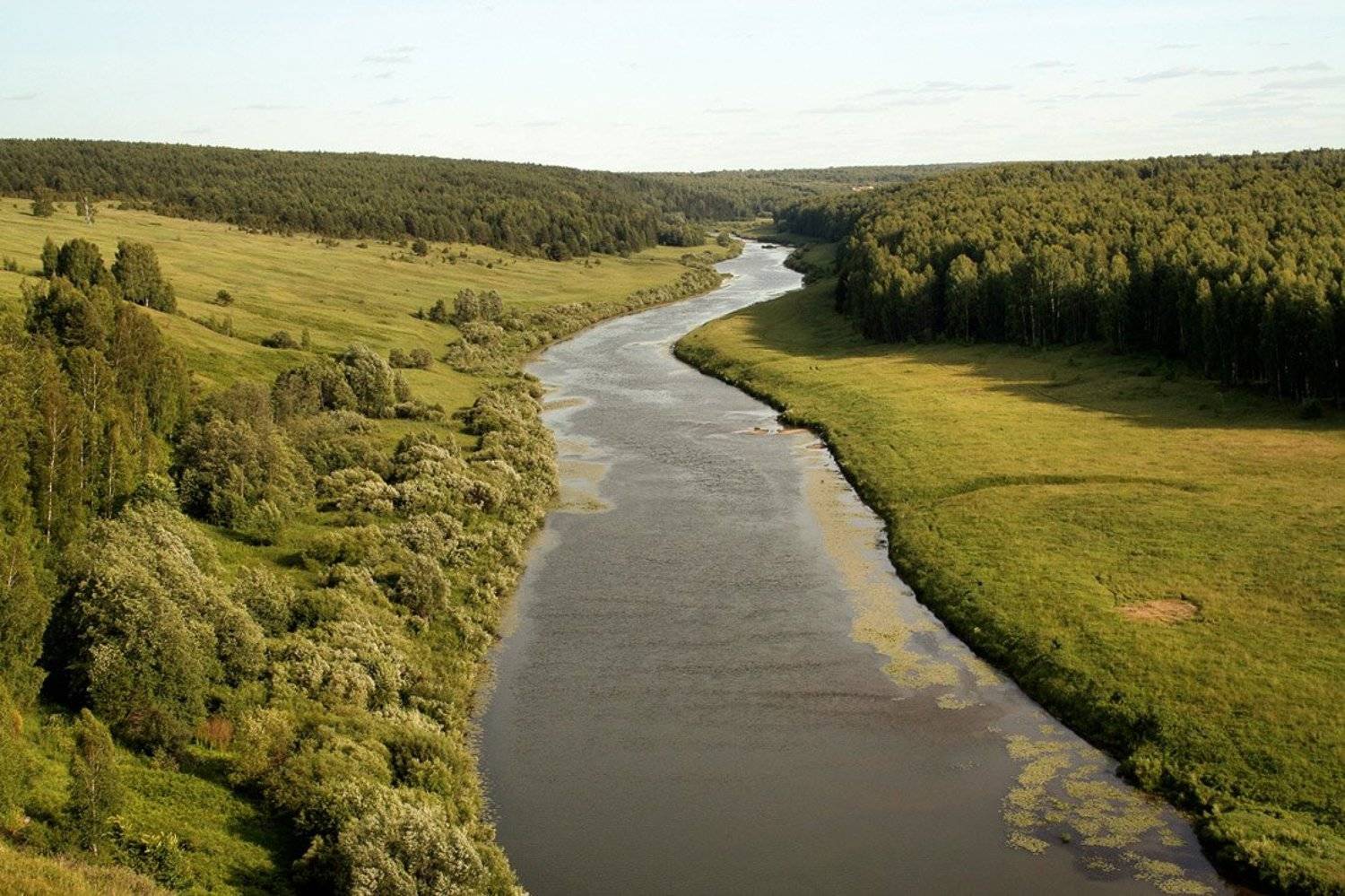 немда, лето, река, Клековкин Александр