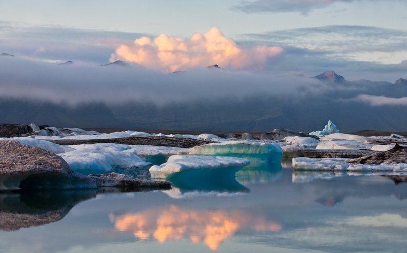 исландия Дрейфующий во сне лед фото превью