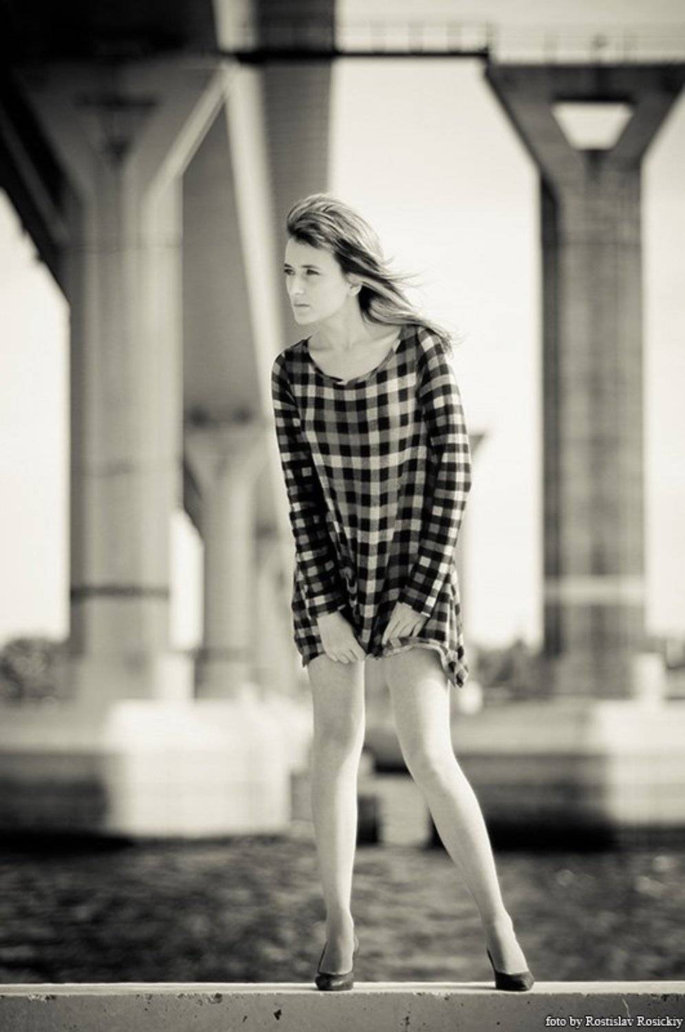 девушка, портрет, Ростислав Росицкий