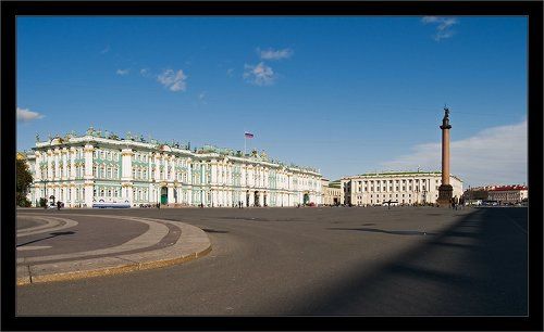 Парадная цветная питерская открытка