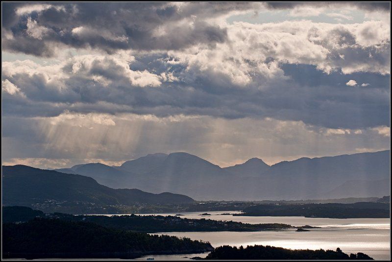 норвегия,солнечный дождь Солнечный дождь фото превью