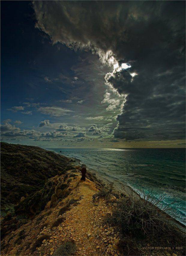 кипр, берег, бухта, афродиты, горы, тропа, монах, Виктор Перякин