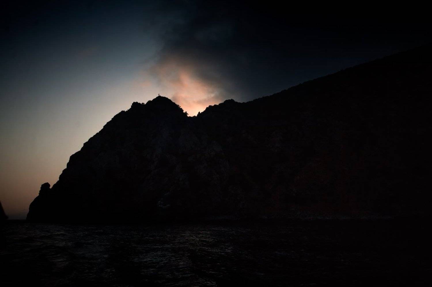 Закат горы море небо, Александр Авилов