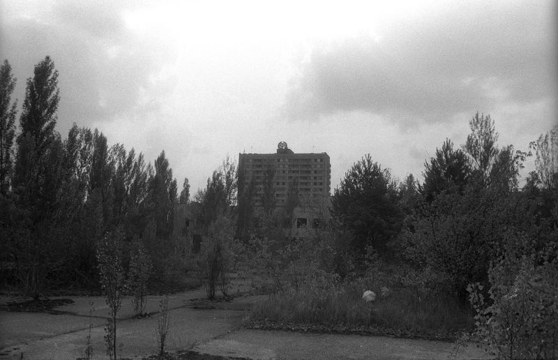 Чернобыль, Украина, АЭС, репортаж, пленка, чб, Застывшее время... фото превью