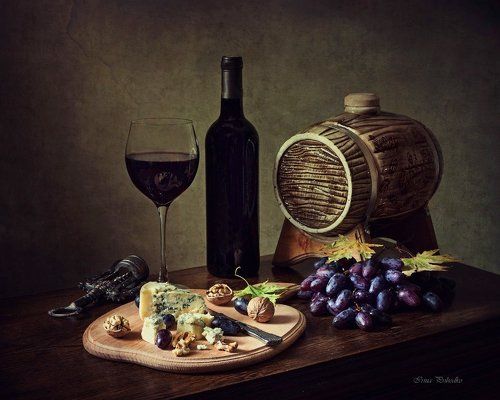 Про сыр и красное вино