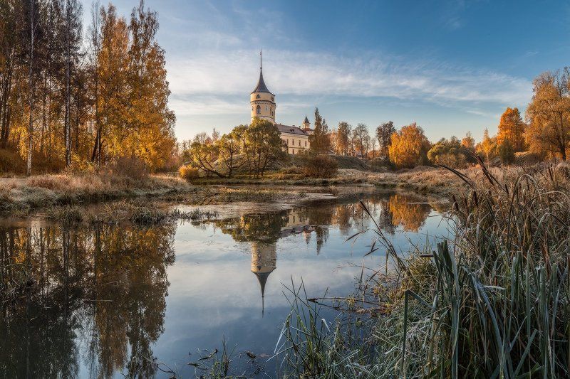 Бип, Мариенталь, Осень, Павловск, Рассвет, Россия, Славянка, Тызва про утреннюю сказку парка Мариенталь... фото превью