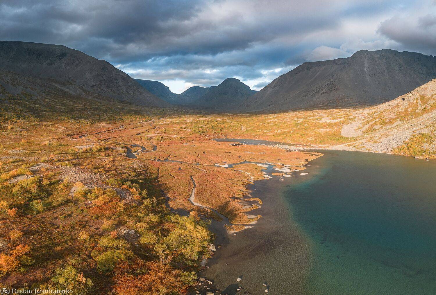 хибины, осень, кольский полуостров, горы, кольский, тахтаръявр, озеро, малая белая, Кондратенко Руслан