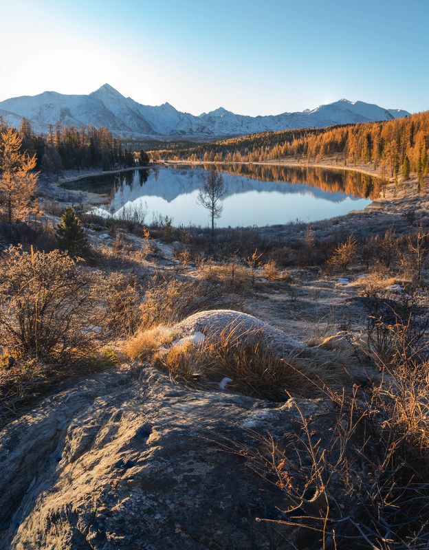 Рассвет на озере Киделю…. Dawn on Lake Kidelyu... фото превью