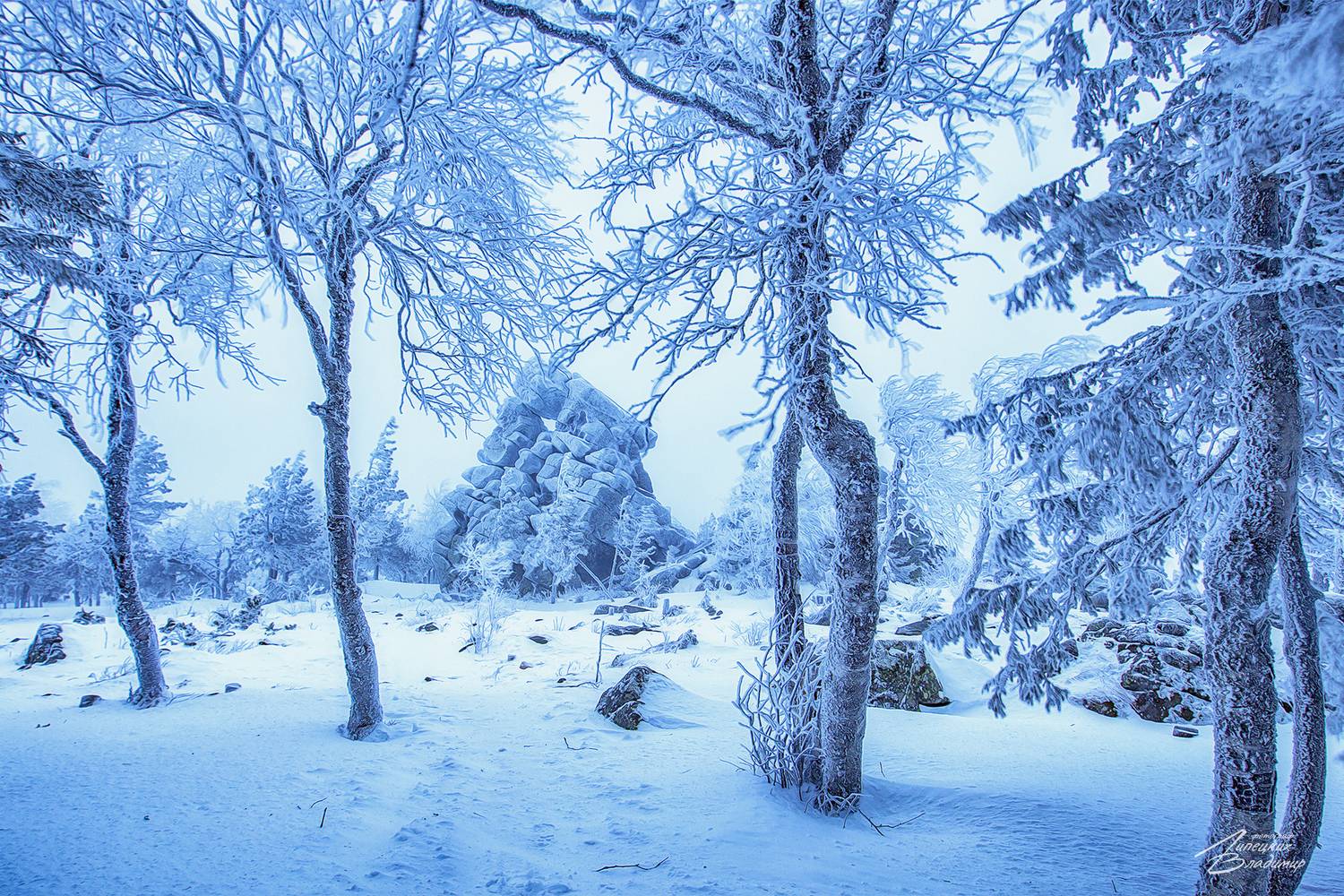 качканар, гора, зима, Липецких Владимир