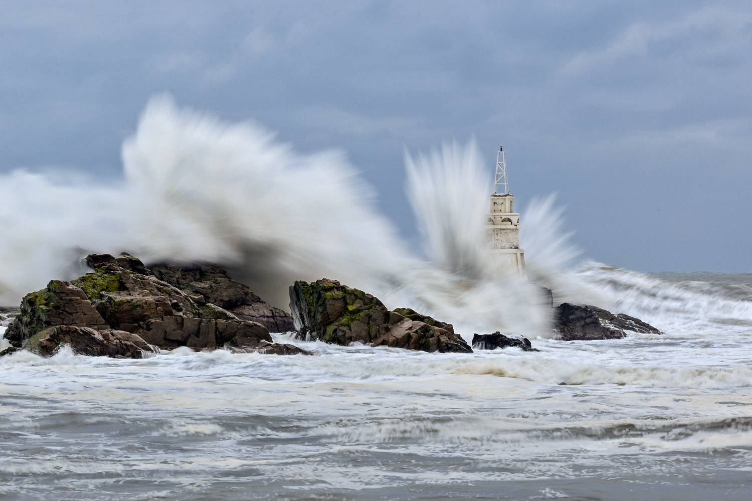 storm, landscape, nikon, sea, ahtopol, bulgaria, seamark, Стоян Великов