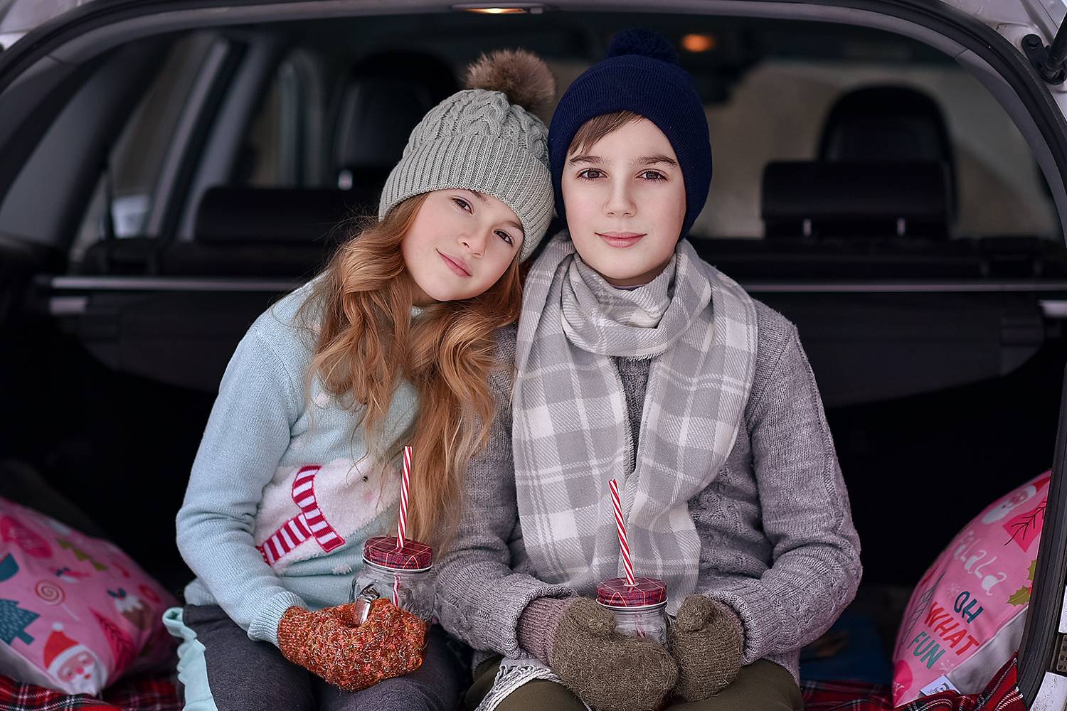 дети счастье любовь портрет зима, Светлана Леонова