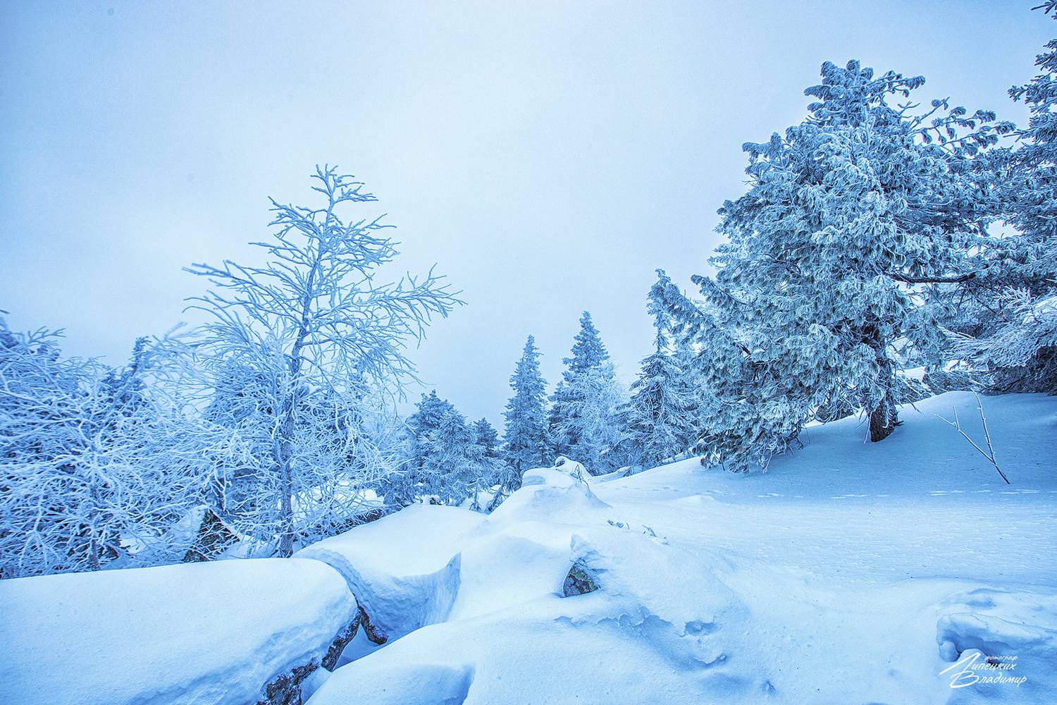 качканар, гора, зима, Липецких Владимир