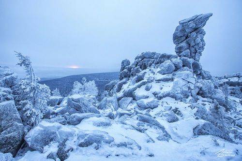 На горе Качканар