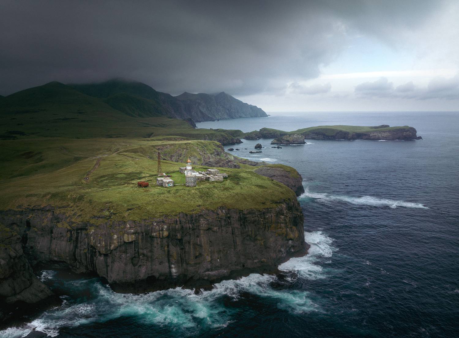 Природа, пейзаж, дрон, Курильские островв, Igor Dydkovskiy