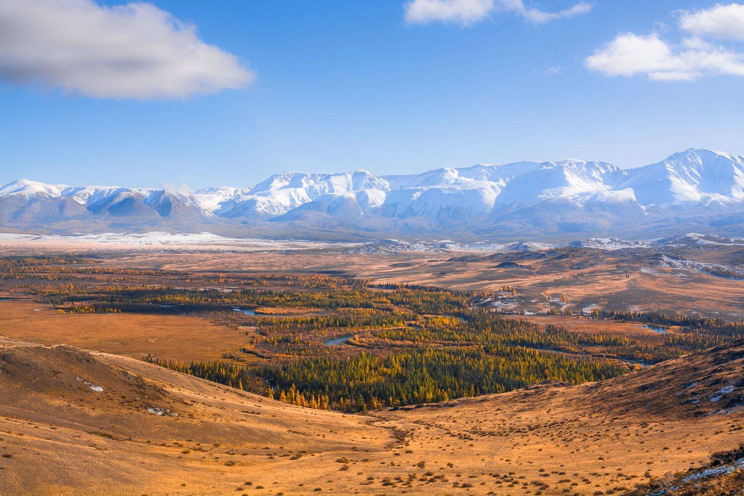 россия, горный алтай,северо-чуйский горный хребет,река чуя,осень, Андрей Поляков