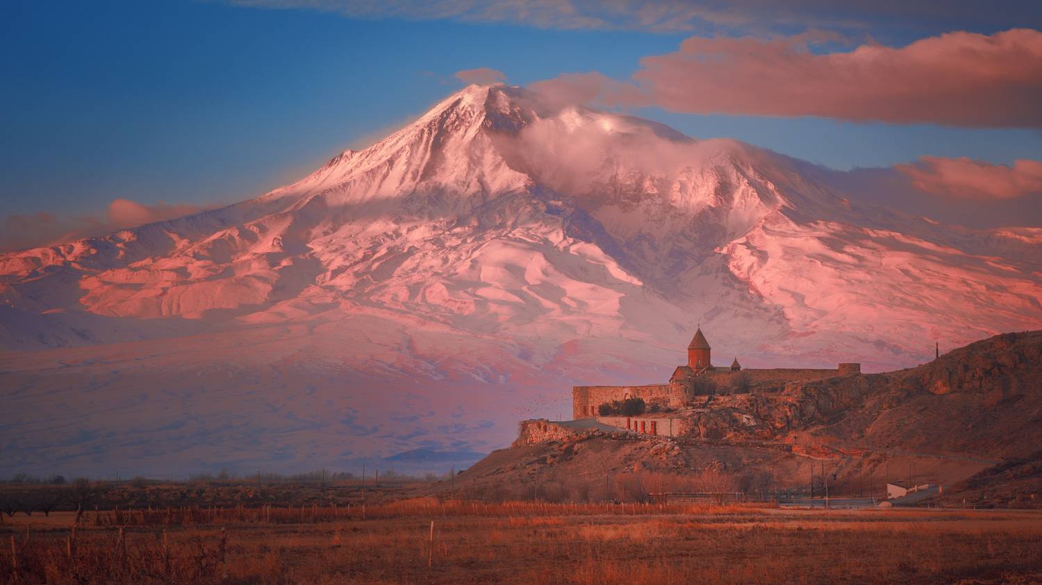 большой арарат монастырь хор-вирап армения утро, Шишкин Дмитрий