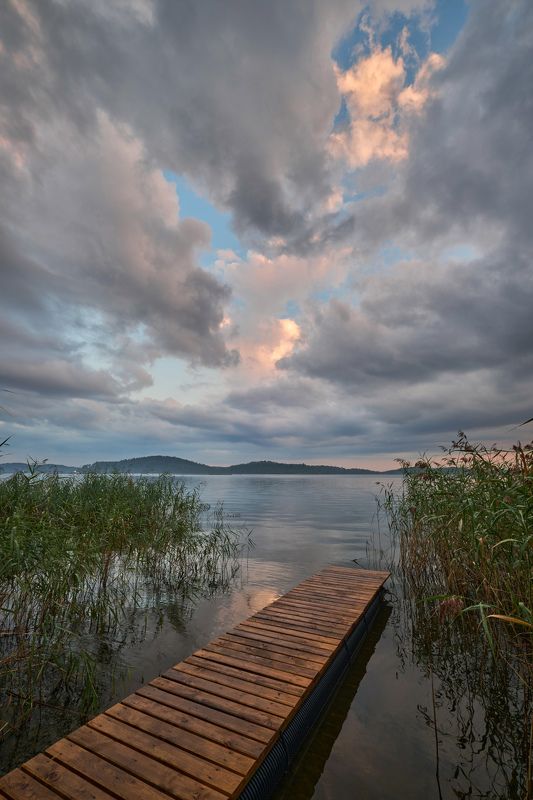 ладога,шхеры,рауталахти,озеро,вечер,тучи,лето Вечер на Ладоге фото превью