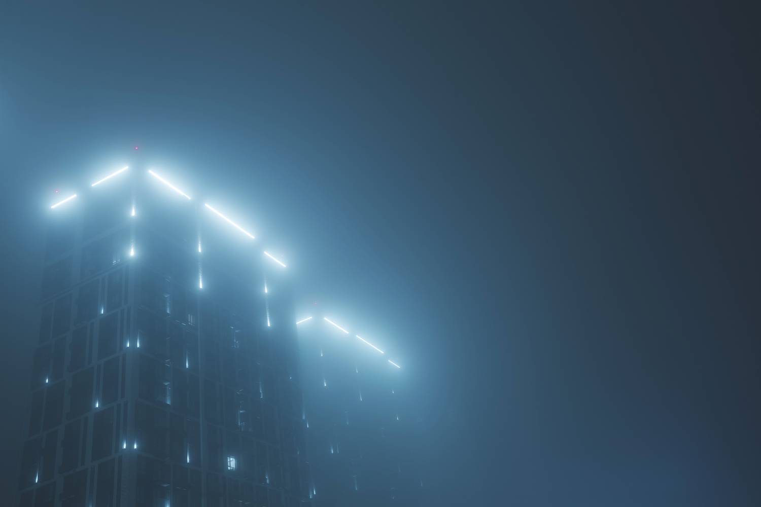 город, туман, архитектура, здания, Влад Рябинин