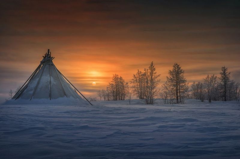 алтай, озеро, горы, лес, природа, закат, рассвет, красота, приключения, путешествие Дыхание Севера фото превью