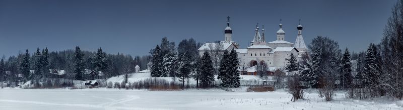 ферапонтово, зима Ферапонтово. День и ночь фото превью
