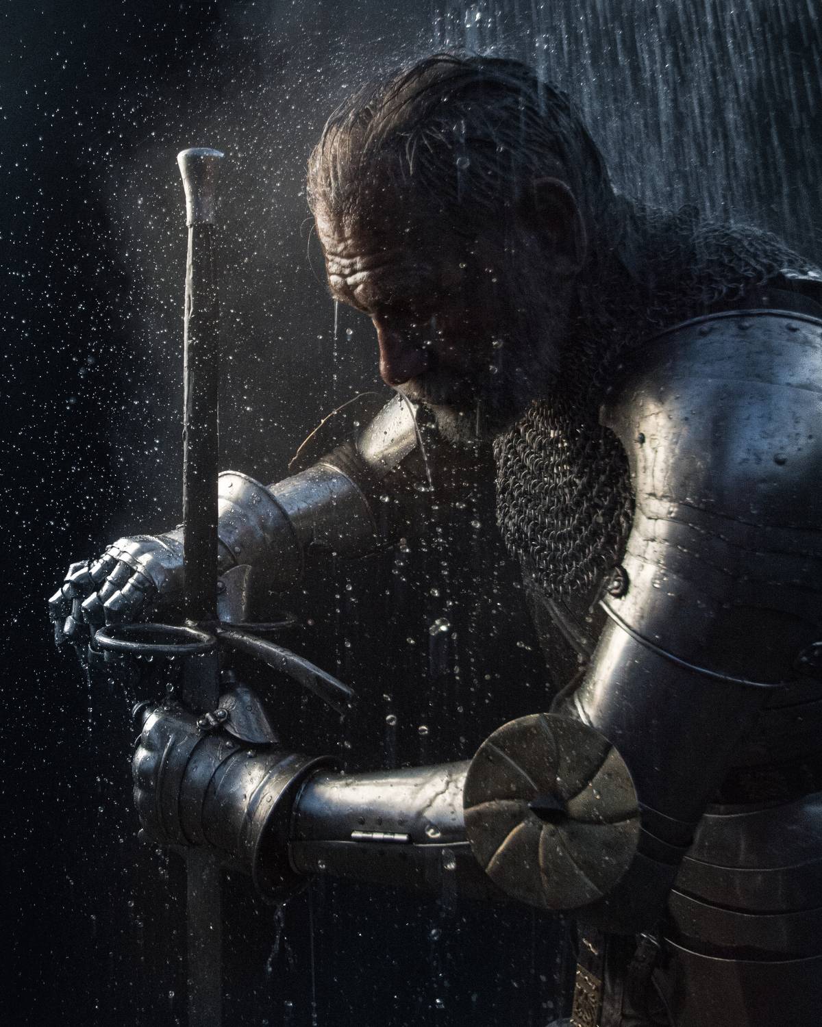 Рыцарь, мужчина, дождь, Никитин Александр