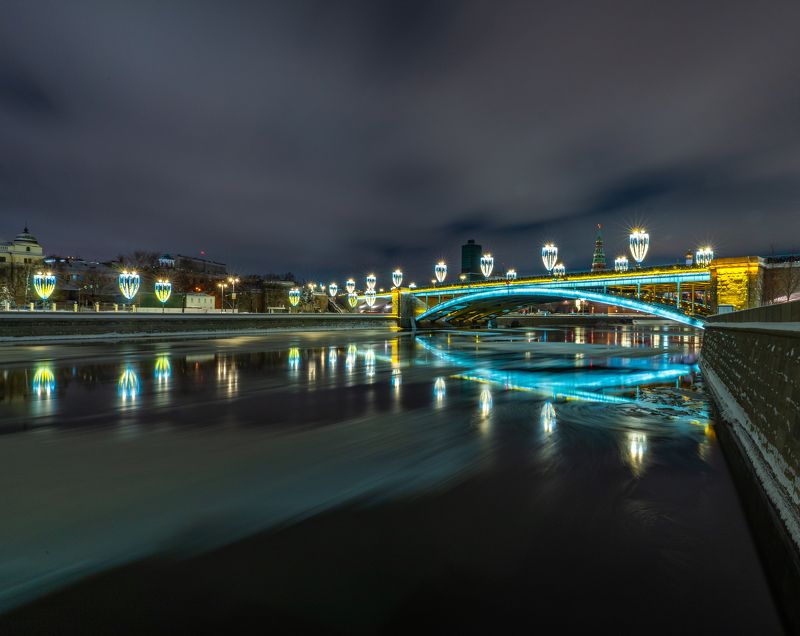 Зимний мост фото превью