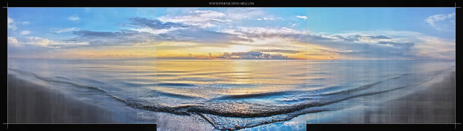 закат, небо, волна, облака, побережье, пейзаж, горизонт, солнце, свет, лето, границы, Пшеничный Андрей